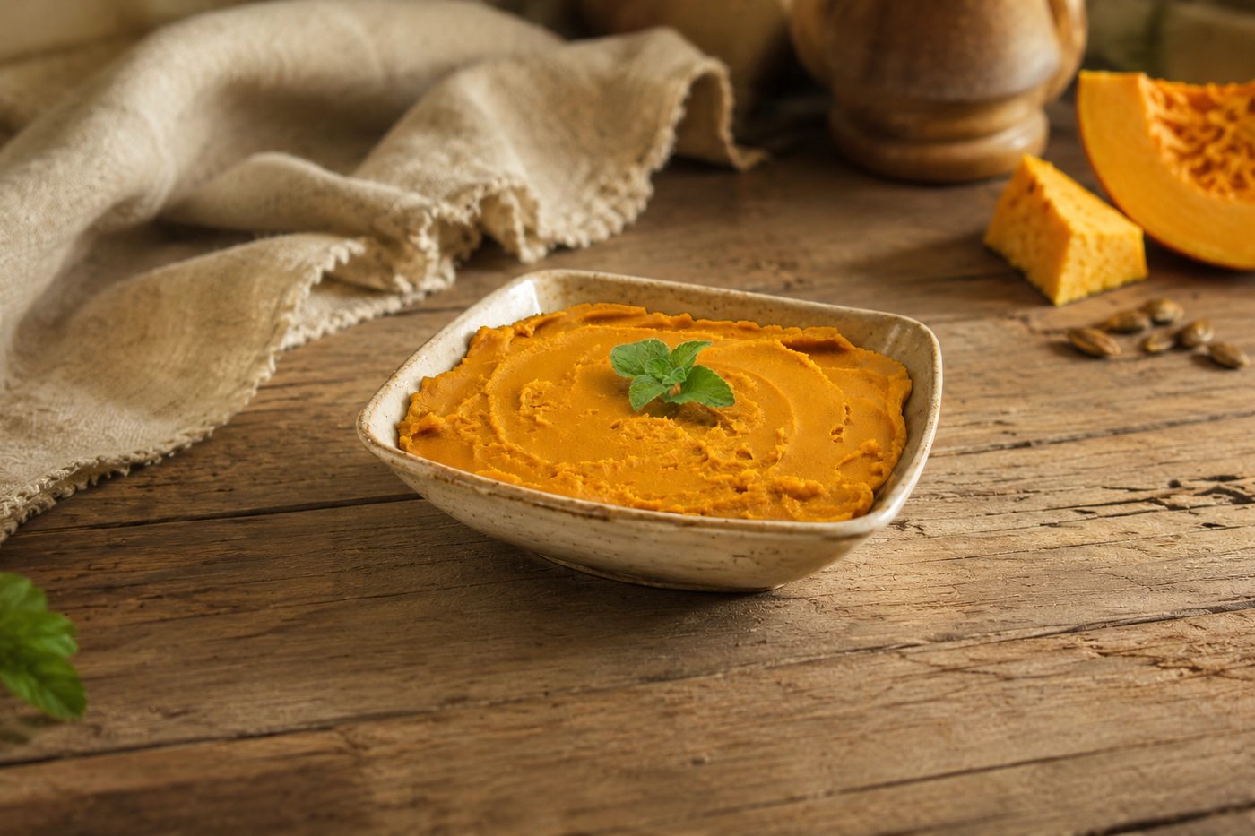 Purea di zucca biologica